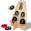 Franklin Sports Cliff Hanger Toss Game - Wooden Target - Six Bean Bags - Cliff Hanger Cornhole Game