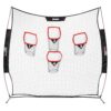 Franklin Sports Football Accuracy Target - 8ft x 8ft - Four Targets - Improve Throwing Skills - Quarterback Training