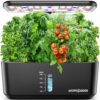 Indoor Hydroponic Garden Growing System with LED Grow Light - 10 Pod Kit