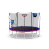 SKYWALKER TRAMPOLINES Jump N' Dunk Outdoor Trampoline with Enclosure Net and Basketball Hoop