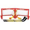 Franklin Sports NHL Kids Folding Hockey Goals Set with Sticks and Balls