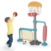 Costzon 3-in-1 Basketball Hoop Set for Kids, Adjustable Height, with Darts and Ring Toss - Best Gift