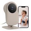 Nooie Baby Monitor with Crying Detection - 1080P Night Vision Camera, 2.4G WiFi Security Camera for Monitoring - Works with Alexa