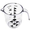 Plastic Measuring Cup, 1 Cup Capacity, Clear
