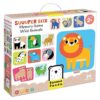 Banana Panda Suuuper Size Wild Animals Memory Game - Extra-Large Cards for Toddlers 2-4 Years
