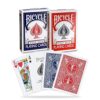 Bicycle Rider Back Playing Cards, Standard Index, Poker Cards, Premium Playing Cards, Red & Blue, 2 Count (Pack of 1)