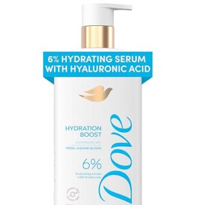 Dove Serum Hydration Boost Body Wash Hydrates Dry Skin with Hydrating Serum and Hyaluronic Acid 18.5 oz