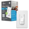 GE CYNC Smart Light Dimmer Switch & Motion Sensor, WiFi Enabled, White