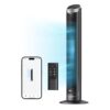 Dreo Smart Tower Fan with Remote and Voice Control, 90° Oscillation, 5 Speeds, 8H Timer