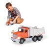 Micro Dump Truck Toy with Lights, Sounds, and Movable Parts for Kids Age 3+