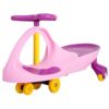 Wiggle Car Ride-On Toy for Ages 3 and Up by Lil' Rider (Pink)