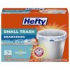 Hefty Small Trash Bags, Ocean Water Scent, 4 Gallon, 52 Count