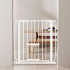 Safety Gate with Pet Door for Doorways and Stairways, 30-Inch Tall - White