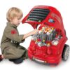 Large Truck Engine Toy Mechanic Repair Set for Toddlers, Big Builder Kit, Take Apart Car Service Station - Gifts for Boys