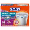 Hefty Small Trash Bags, 4 Gallon, 52 Count
