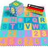 Alphabet Puzzle Play Mat for Kids, 36 sq.ft. Double-Sided Non-Slip Surface