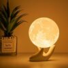 Moon Lamp for Kids - 3D Moon Light - Dimmable Touch Control - Birthday Gifts - Home Decor