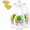 Seventh Generation Disinfecting Multi-Surface Cleaner, Lemongrass Citrus, 26 oz, Pack of 4