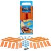 Hot Wheels Track Builder Straight Track Set with 37 Component Parts and 1:64 Scale Toy Car