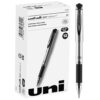 Uni-ball Signo 207 Impact Stick Gel Pen, 12 Black Pens, 1.0mm Bold Point