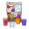 Melissa & Doug FSC Certified Wooden Drink Dispenser Set with Cups, Juice Inserts, Ice Cubes