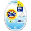 Tide PODS Free and Gentle Laundry Detergent Pacs, 112 Count