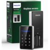 Philips Keyless Entry Door Lock - Touchscreen Keypad Deadbolt - Satin Nickel
