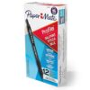 Paper Mate Profile Retractable Ballpoint Pens, Black, 12 Count