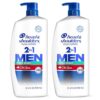 Head & Shoulders 2-in-1 Dandruff Shampoo and Conditioner Set, Lemon-Lime Scent, 31.4 Fl Oz Each, 2 Pack