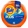 Tide PODS Liquid Laundry Detergent Pacs, 42 Count, Original Scent