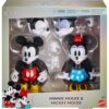 Disney 100 Collectible Action Figures - Mickey and Minnie Mouse