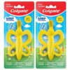 Colgate Baby Toothbrush and Teether, BPA Free - Pack of 2