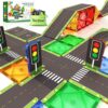 Magnetic Tiles Road Toppers Set - 56 Pieces