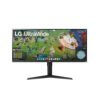 LG 34" UltraWide Monitor with 21:9 FHD IPS Display, VESA DisplayHDR 400, AMD FreeSync - Black