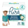 Pampers Pure Protection Diapers - Size 6, 42 Count