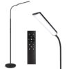 Dimunt LED Floor Lamp with Remote Control & Timer, Adjustable Colors & Brightness