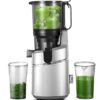 Juicer Machine, AMZCHEF Self-Feeding Masticating Juicer for Whole Fruits & Vegetables