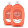Amazon Basics Antibacterial Liquid Hand Soap Refill, Light Moisturizing, Triclosan-Free, 2-Pack, 50 fl oz