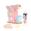 KidKraft Pastel Coffee Set - Kitchen Role Play Toys for Ages 3+