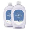 Amazon Basics Clear Liquid Hand Soap Refill, 50 Fl Oz - Pack of 2