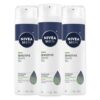 NIVEA MEN Sensitive Shave Gel with Vitamin E, Soothing Chamomile and Witch Hazel Extracts, No Drying Alcohols, 3 Pack of 7 Oz Cans