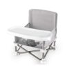 Serene Life Baby Seat Booster - Portable Toddler Feeding Chair - Grey