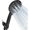 Cobbe 8 Functions Shower Head Set with Handheld - Matte Black