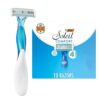 BIC Soleil Comfort Women's Disposable 4 Blade Razors, Perfect for Shaving Needs, Razor Gift Sets for Women, 10-Pack