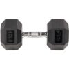 Colored Rubber Hex Dumbbells - Various Sizes