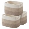 Storage Basket Set - Pack of 3, Gradient Yellow