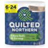 Quilted Northern Ultra Soft & Strong Toilet Paper, 6 Mega Rolls