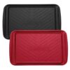 Cuisinart Grilling Prep and Serve Trays, Black/Red, Large 17 x 10.5