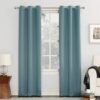 Sun Zero Easton Energy Saving Blackout Curtain Panel, 40" x 63", Mineral