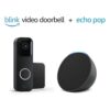 Blink Video Doorbell System with Amazon Echo Pop